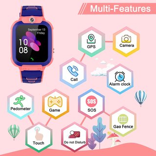 Smartwatch niños GPS llamada emergencia podómetro