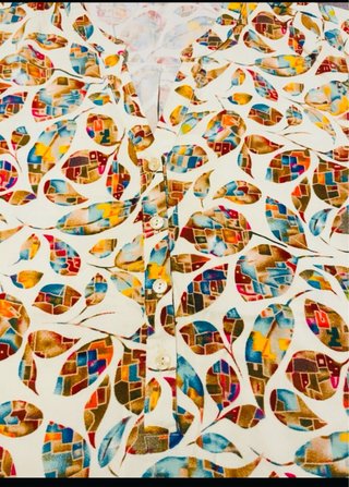 Blusa Boteli Estampada Multicolor