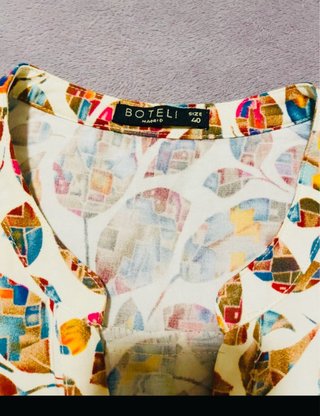 Blusa Boteli Estampada Multicolor