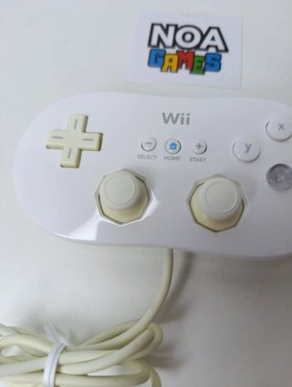Mando Clásico Nintendo Wii Blanco