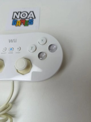 Mando Clásico Nintendo Wii Blanco