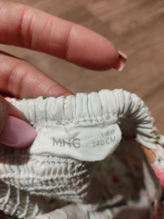 Vestido Mango flores niña 10 años