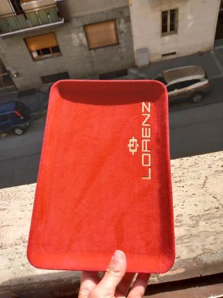 Vassoio gioielleria Lorenz anni '80-'90 negozio