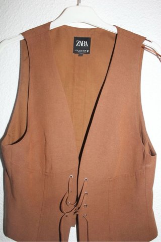 Chaleco Zara con cordones Talla Única