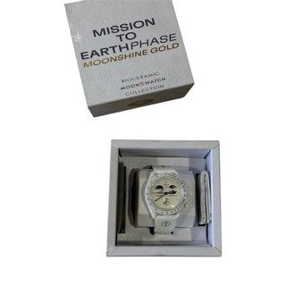 Swatch x Omega Moonswatch Earth to Gold
