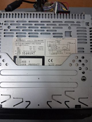 Sony CDX-M850MP Radio CD/MD