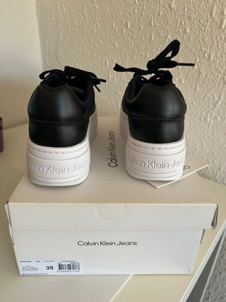 Zapatillas Calvin Klein Talla 35 Negras Plataforma