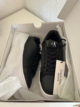 Zapatillas Calvin Klein Talla 35 Negras Plataforma