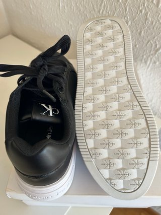 Zapatillas Calvin Klein Talla 35 Negras Plataforma