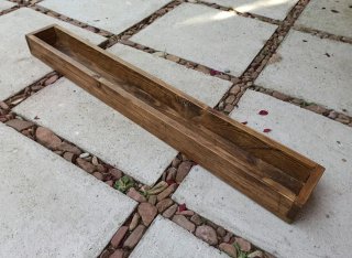 Jardinera / Centro de Mesa de Madera. Artesanal