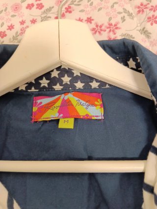 Polo sin mangas rayas estrellas Talla M