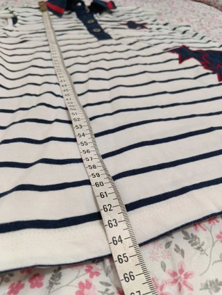 Polo sin mangas rayas estrellas Talla M