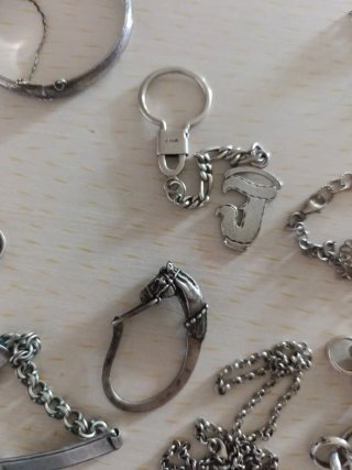 Lote de Joyas de Plata