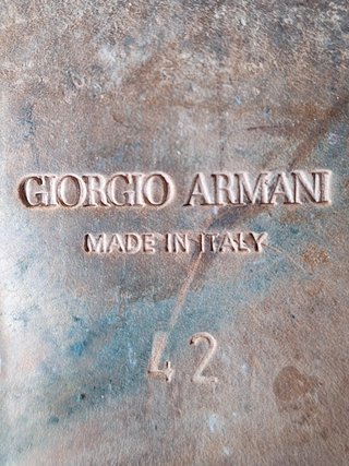 Mocassini eleganti in pelle Giorgio Armani