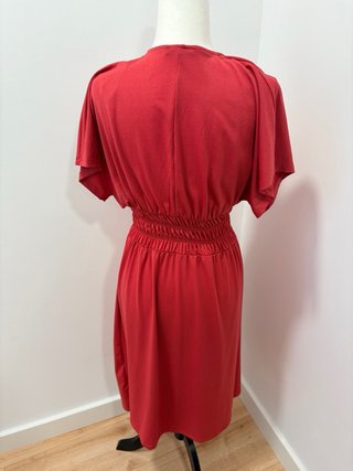 Vestido Zara color coral