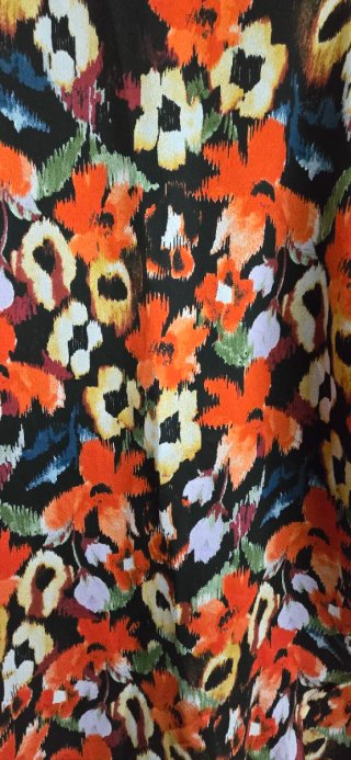 Vestido Koker estampado floral talla S