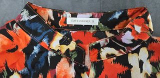 Vestido Koker estampado floral talla S