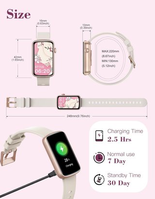 SHANG WING reloj inteligente mujer salud