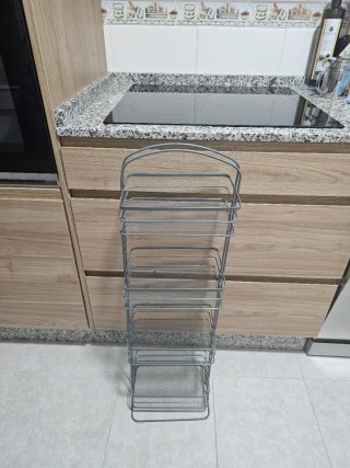Estantería metálica gris 5 niveles