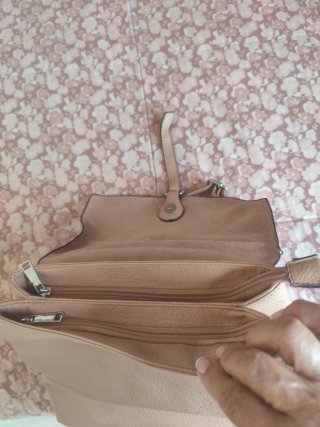 Bolso Mochila Piel Rosa