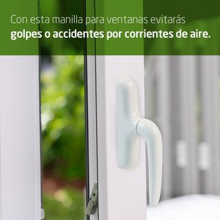 Manilla aluminio pvc para ventanas oscilobatientes