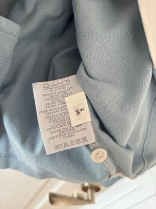 Sudadera GANT Talla L Azul/Blanco como nueva