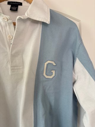 Sudadera GANT Talla L Azul/Blanco como nueva