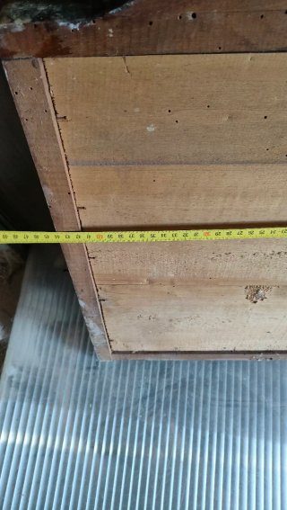 Espejo  muy antiguo madera