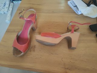 Sandalias de tacón y plataforma mujer