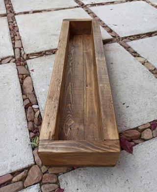 Jardinera / Centro de Mesa de Madera. Artesanal.