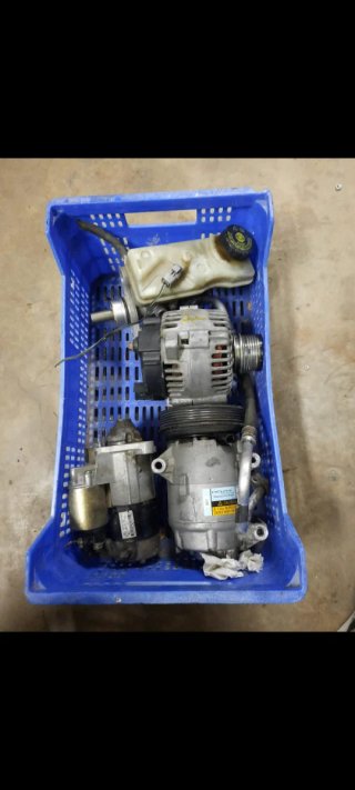 Puesta en marcha, alternador, compresor a/c