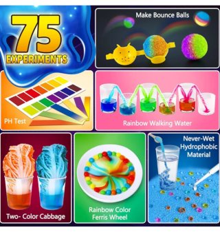 JOPSHEEN Kit Ciencia Infantil 75 Experimentos
