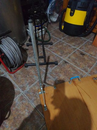 Mesa plegable camping antigua