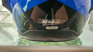 Scorpion EXO R1 EVO Air Blaze Casco Moto