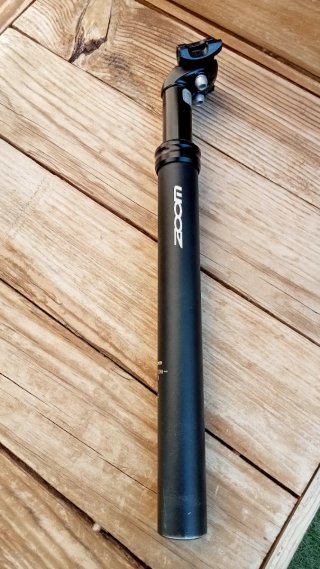 Tija sillín Zoom 31.6mm con amortiguador