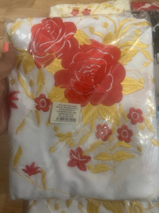 Mantón Flamenca Bordado Flores