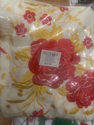 Mantón Flamenca Bordado Flores