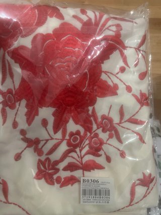 Mantón Flamenca Bordado Flores