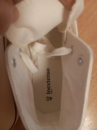 Zapatillas altas beige mujer