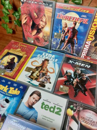 Lotto DVD Fanstasy,Marvel, Cartoni, Cult, Vintage