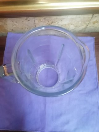 Vaso de licuadora de vidrio