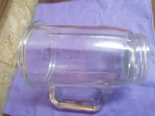 Vaso de licuadora de vidrio