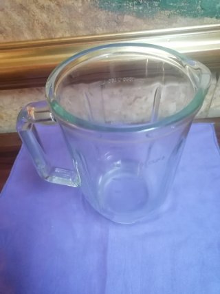 Vaso de licuadora de vidrio