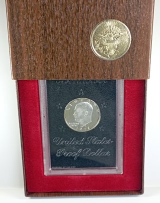 Moneda Dólar Eisenhower 1971 Plata USA