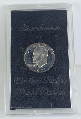 Moneda Dólar Eisenhower 1971 Plata USA
