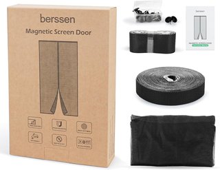 Mosquitera puerta magnética cierre automático