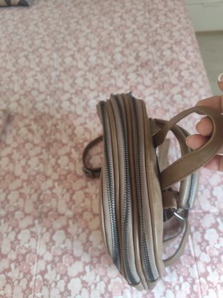 Bolso mochila marrón claro