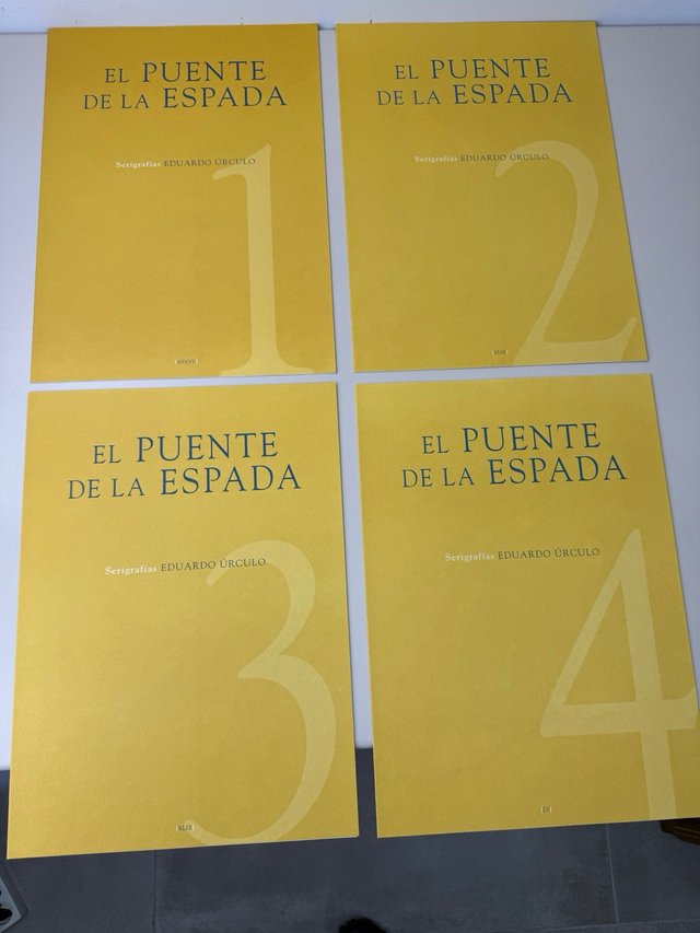 Eduardo Úrculo 6 litografías firmadas a mano.