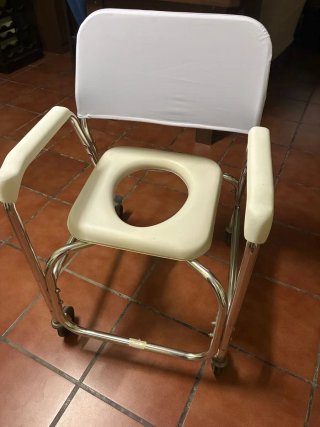 Silla de baño con ruedas