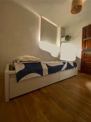 Cama individual con 2 cajones
